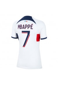 Fotbalové Dres Paris Saint-Germain Kylian Mbappe #7 Dámské Venkovní Oblečení 2023-24 Krátký Rukáv
